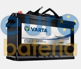 VARTA PROFESSIONAL 12V 75AH. LFS75